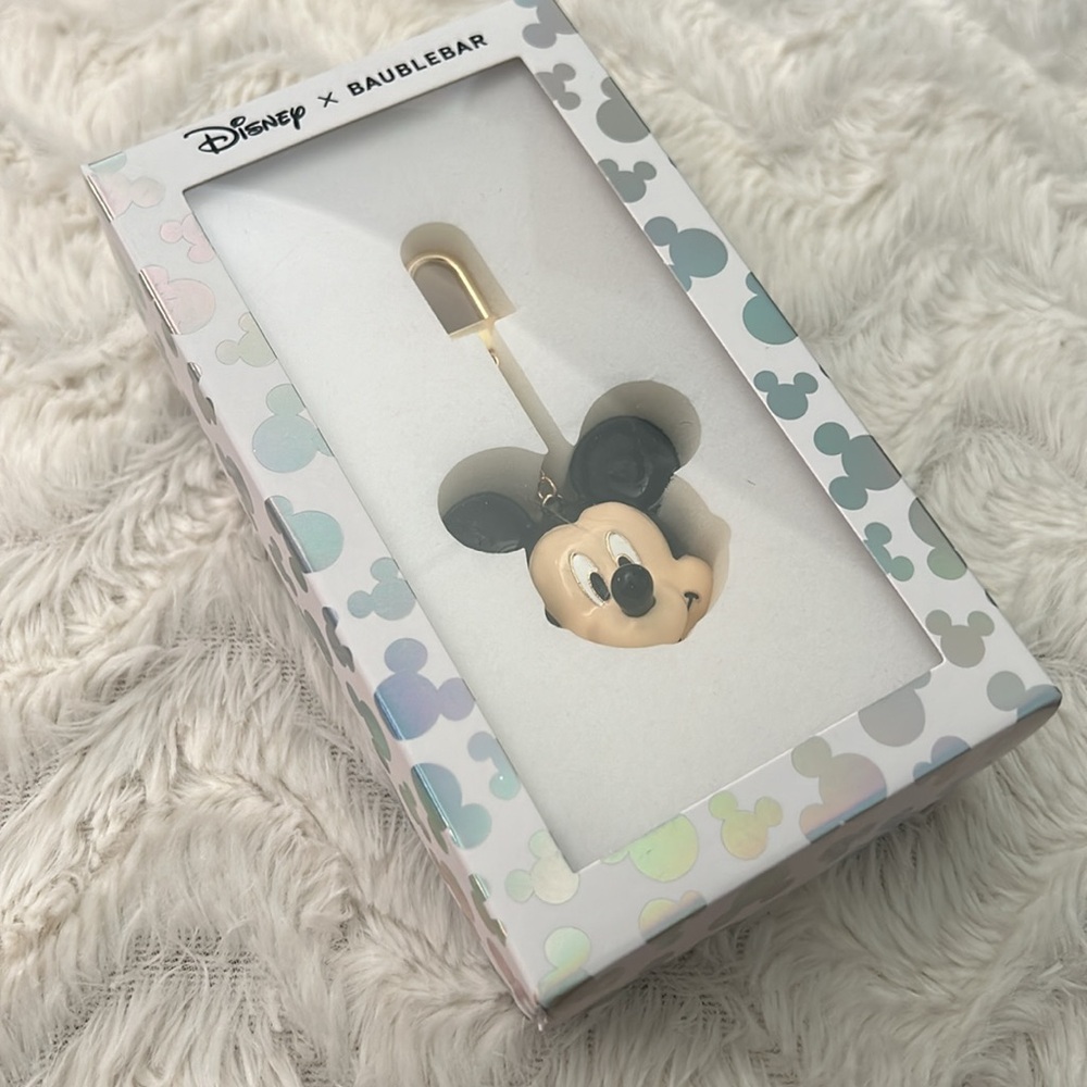 NEW $78 Disney x BaubleBar Mickey Mouse Disney Bag Charm - Picture 6 of 7